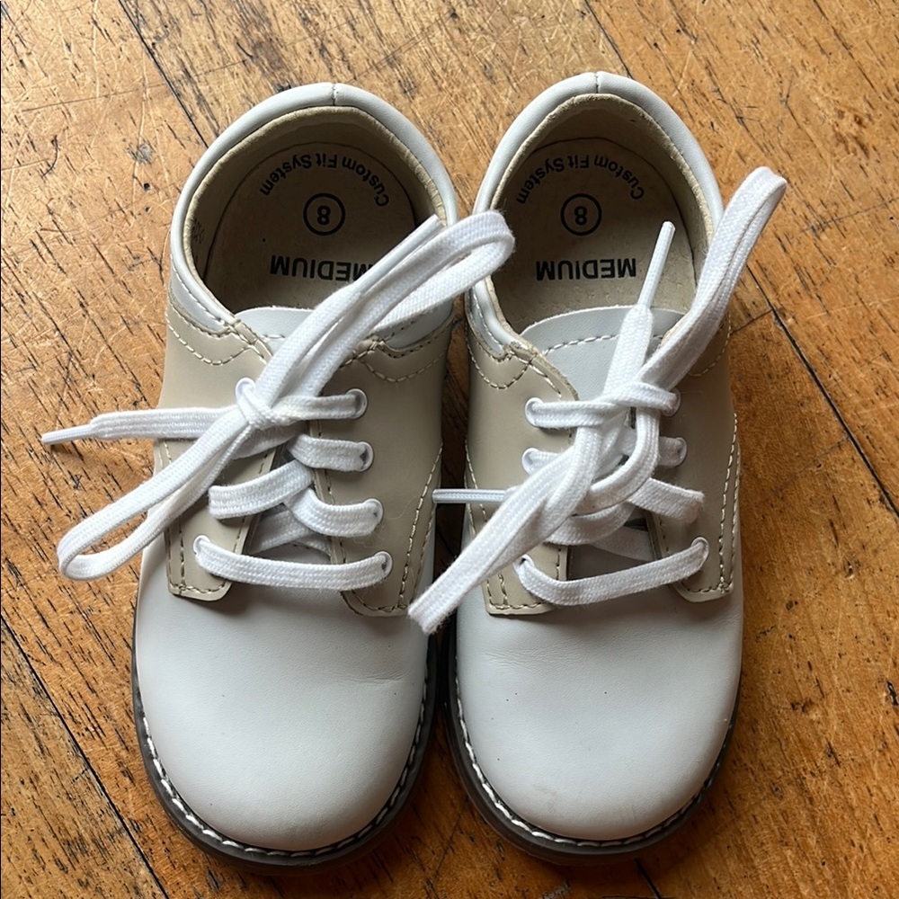 Classic White Kids Shoes